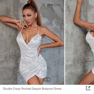 Sparkly silver dress